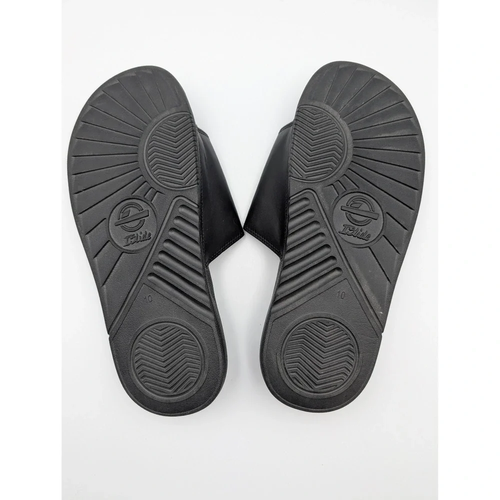 Detroit Pistons ISlides NBA Moto Slides Black Red Men's Size 10 787376-01